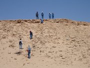 m_Laying_Geophones_on_Jebel_Face_7.JPG